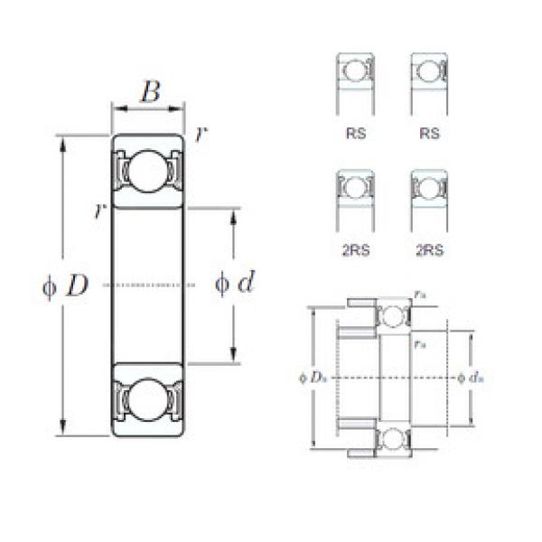 Bearing 6319-2RS KOYO #1 image