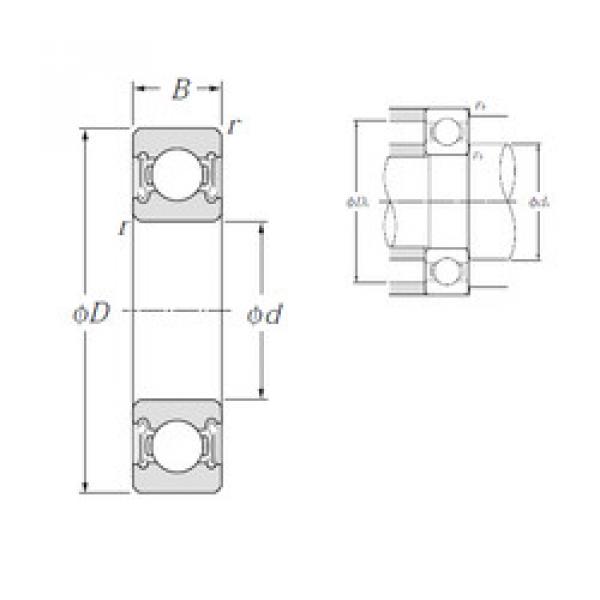 Bearing 6317LLB NTN #1 image