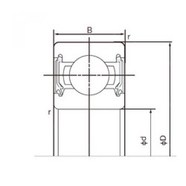 Bearing 6317-2NSL NACHI #1 image