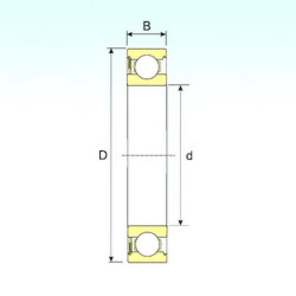 Bearing 6318-RS ISB #1 image