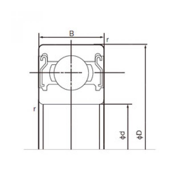 Bearing 6316ZZ NACHI #1 image