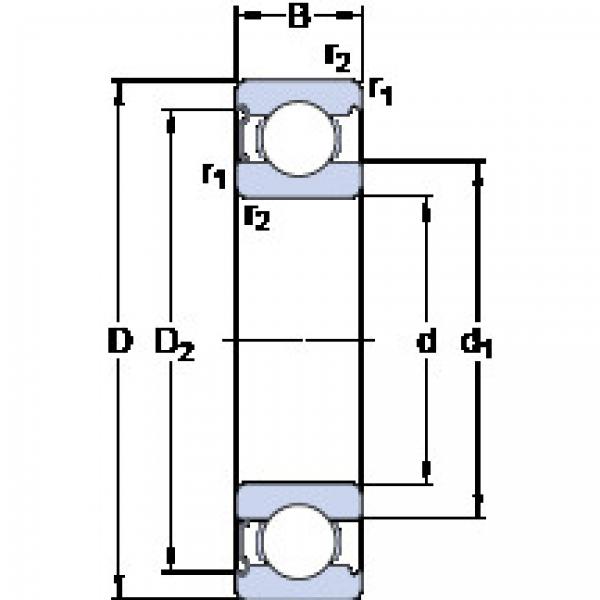 Bearing 6315-Z SKF #1 image