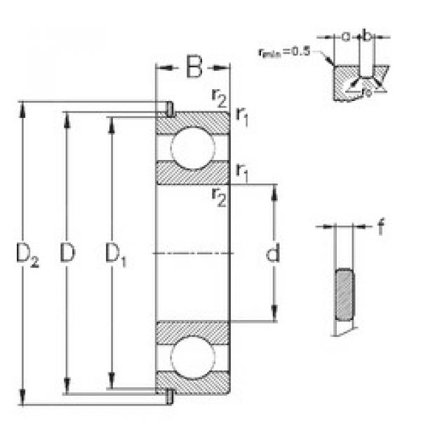 Bearing 6315-Z-N NKE #1 image