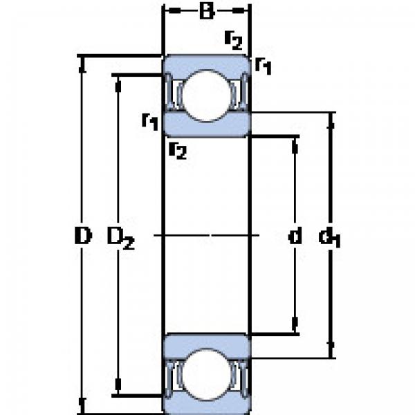 Bearing 635-2RZ SKF #1 image