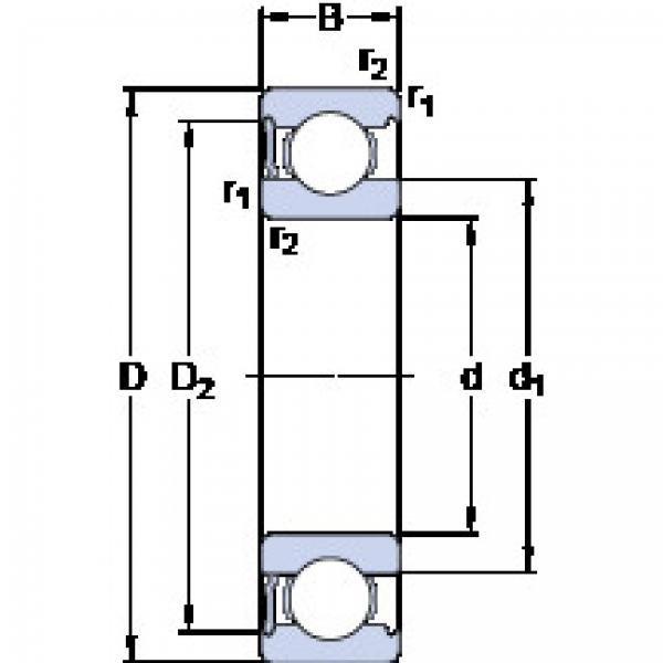 Bearing 6315-RS1 SKF #1 image