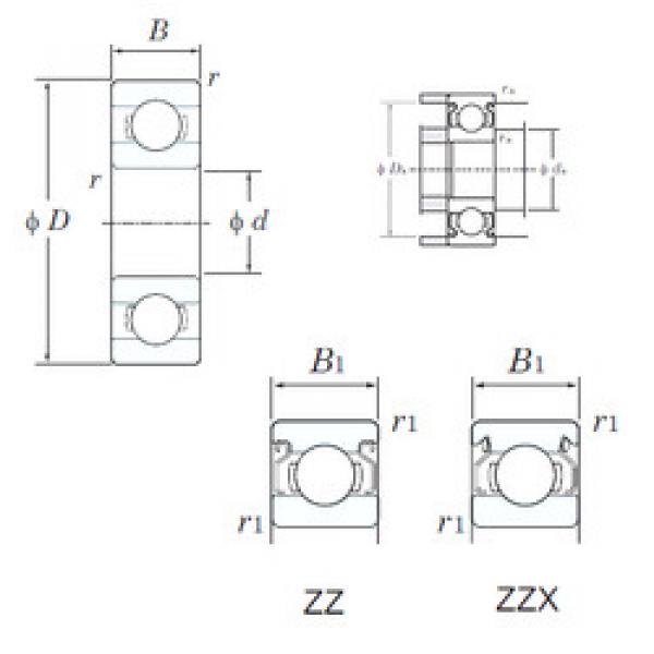 Bearing W682ZZX KOYO #1 image