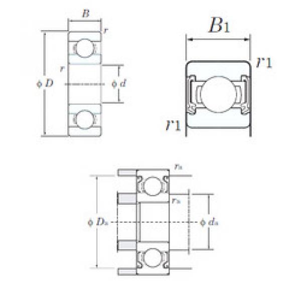 Bearing W686-2RD KOYO #1 image