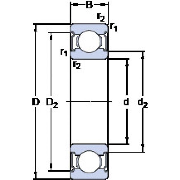 Bearing W 618/8-2Z SKF #1 image