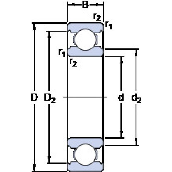 Bearing W 6000 SKF #1 image