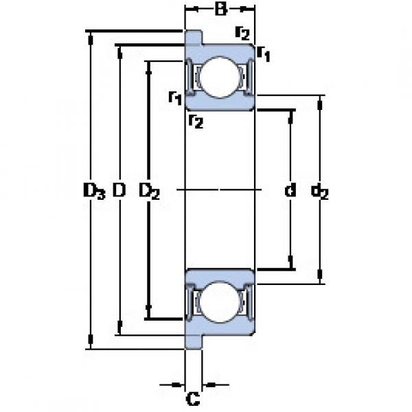 Bearing W 626 R-2RZ SKF #1 image