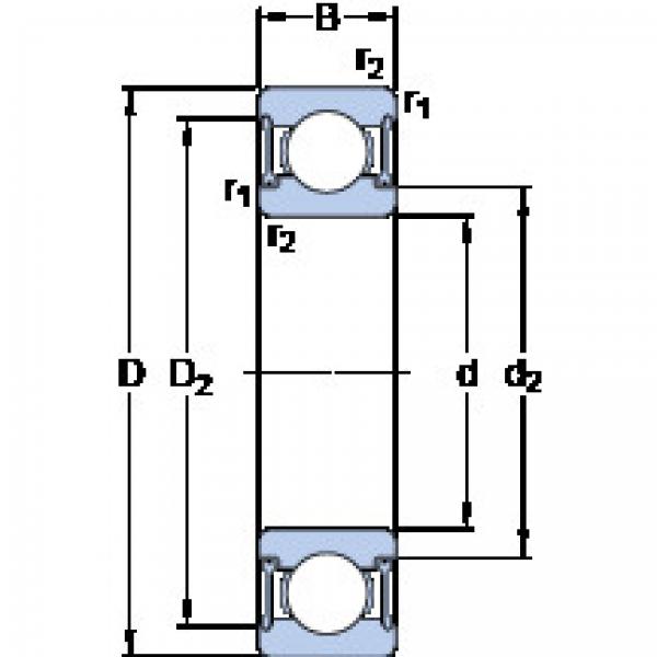 Bearing W 6000-2RZ SKF #1 image