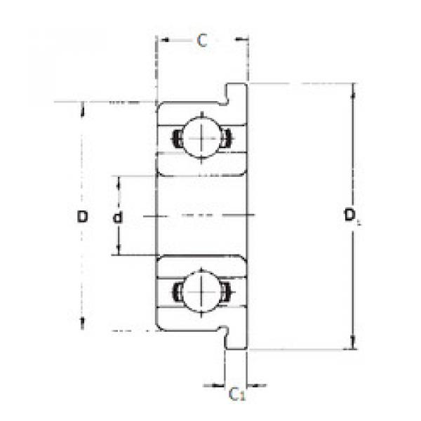 Bearing FR1-4 FBJ #1 image