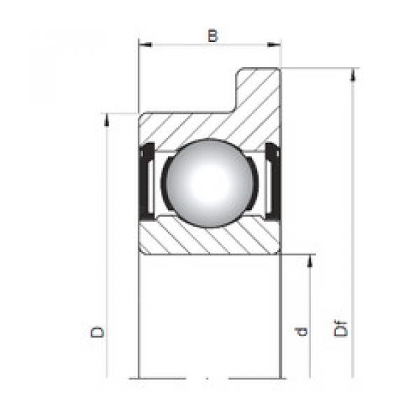 Bearing FL602 ZZ ISO #1 image