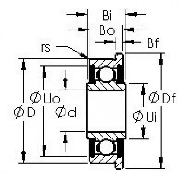 Bearing FR10-2RS AST #1 image