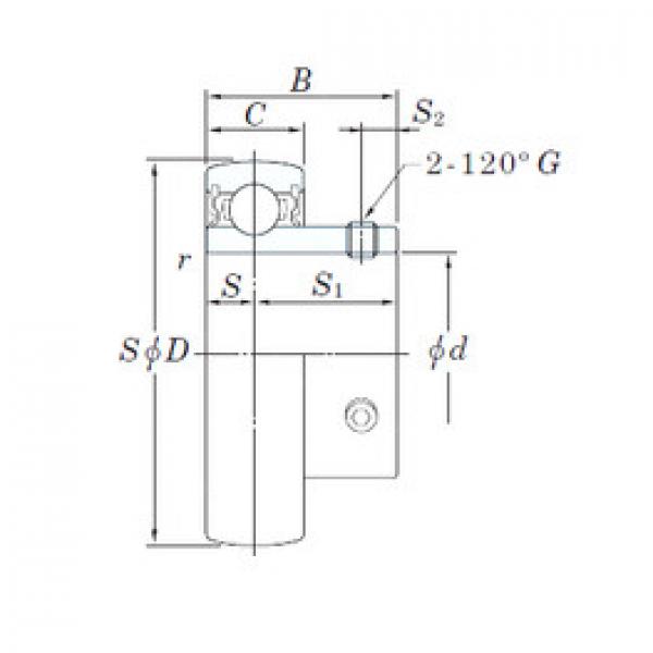 Bearing UC215 KOYO #1 image