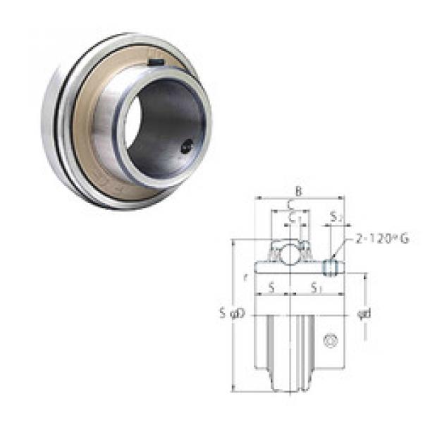 Bearing UC214-44 FYH #1 image