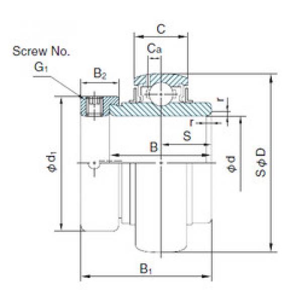 Bearing UG210+ER NACHI #1 image