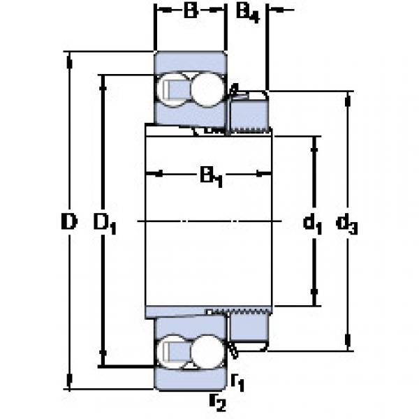 Bearing 2318 K + H 2318 SKF #1 image