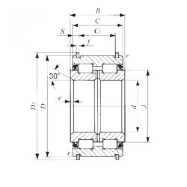 Bearing NAS 5008UUNR IKO #1 image