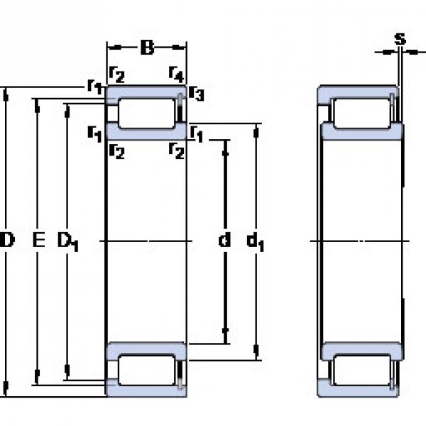 Bearing NCF 1880 V SKF #1 image