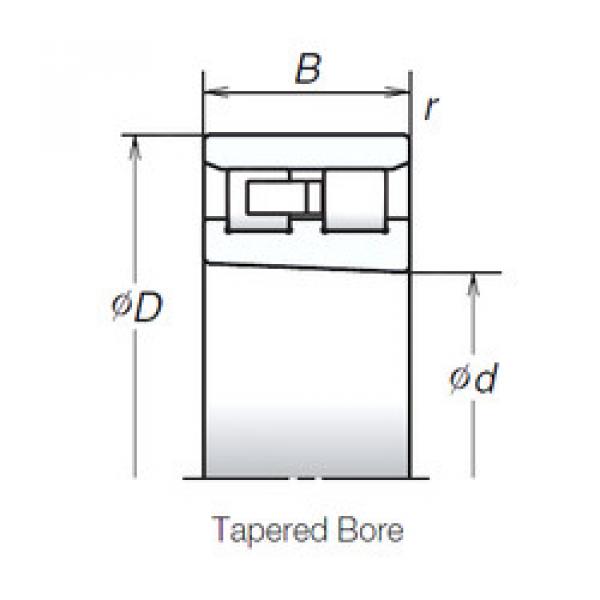 Bearing NN3928MBKR NSK #1 image