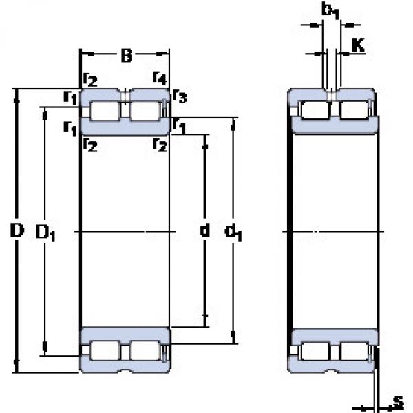 Bearing NNCF 4844 CV SKF #1 image