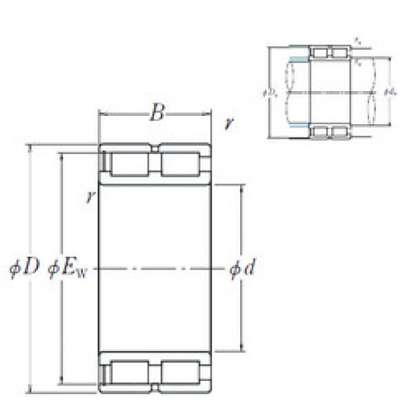 Bearing NNCF48/500V NSK #1 image