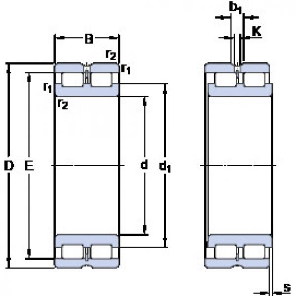 Bearing NNCL 4872 CV SKF #1 image