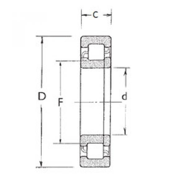 Bearing NUP205 FBJ #1 image