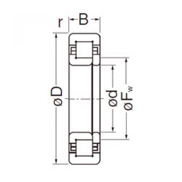 Bearing NUP210EG NACHI #1 image