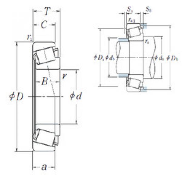 Bearing T2ED095 NSK #1 image