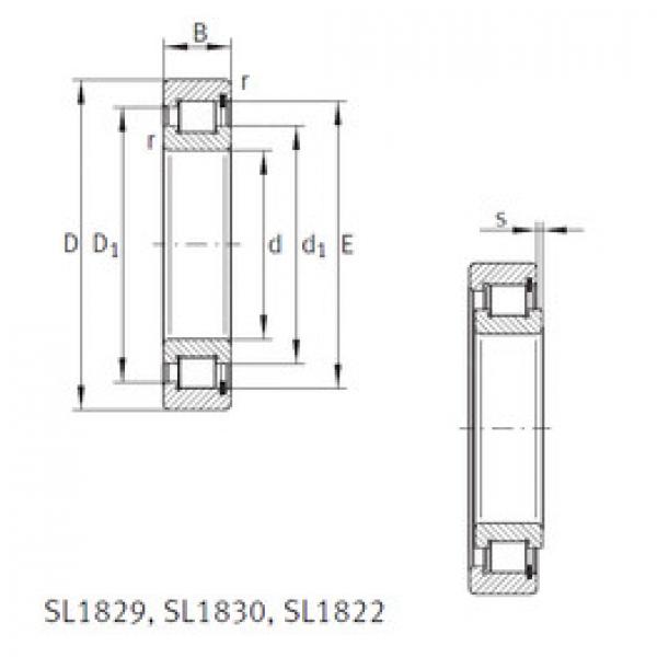 Bearing SL181896-E INA #1 image