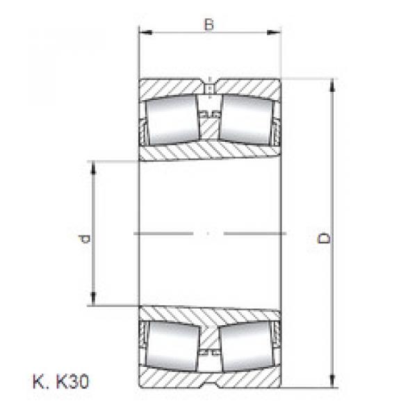 Bearing 23238 KW33 ISO #1 image