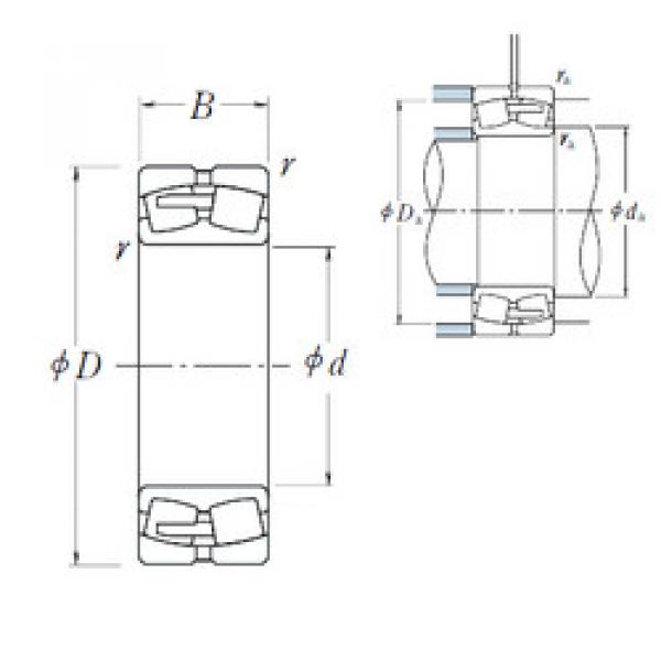 Bearing 23252CAE4 NSK #1 image