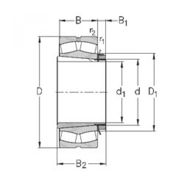 Bearing 23240-K-MB-W33+H2340 NKE #1 image