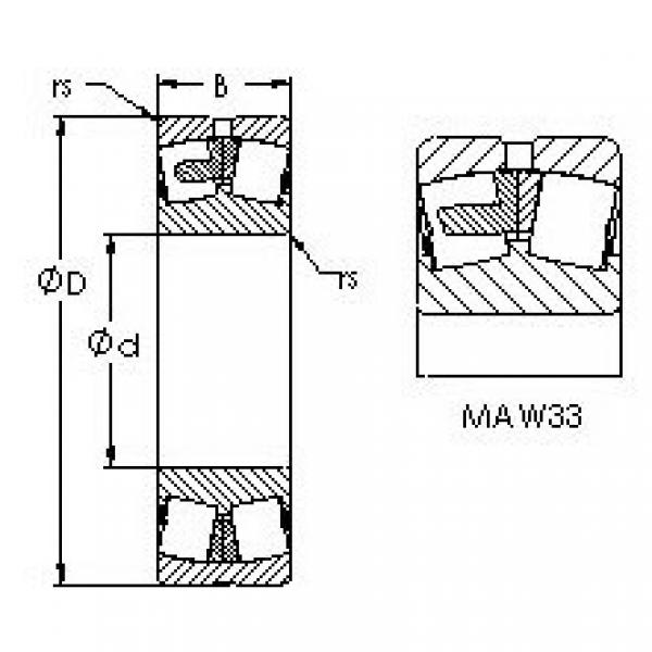 Bearing 23328MAC4F80W33 AST #1 image