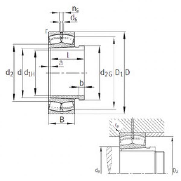 Bearing 23240-B-K-MB+AH3240 FAG #1 image