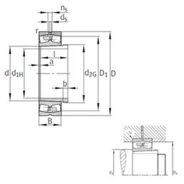 Bearing 23252-B-K-MB+AH2352G FAG #1 image