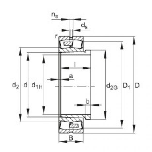 Bearing 23256-E1A-K-MB1 + AH2356G FAG #1 image