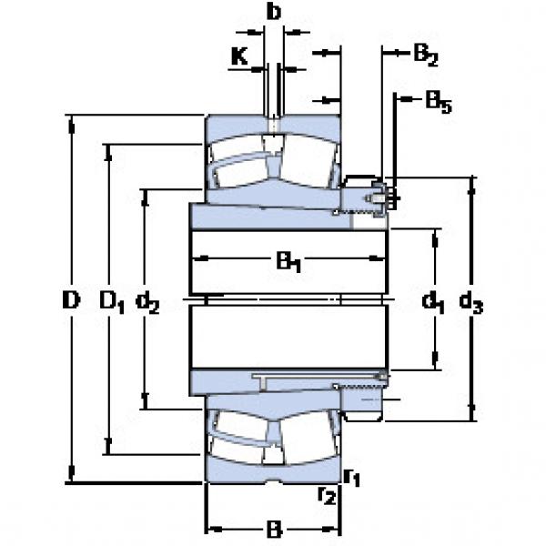 Bearing 23264 CCK/W33 + OH 3264 H SKF #1 image