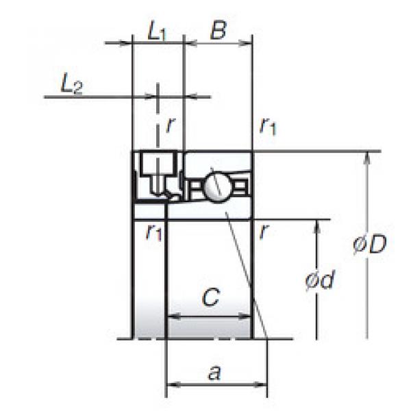 Bearing 70BER19XE NSK #1 image