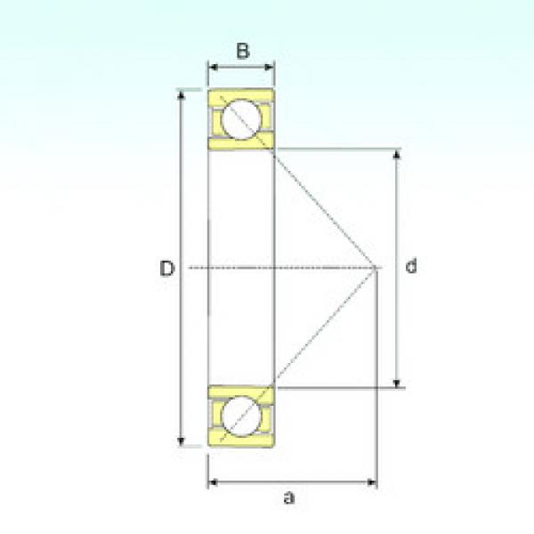 Bearing 70892 A ISB #1 image