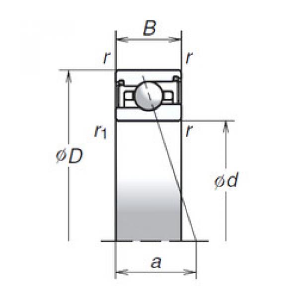 Bearing 70BER29HV1V NSK #1 image