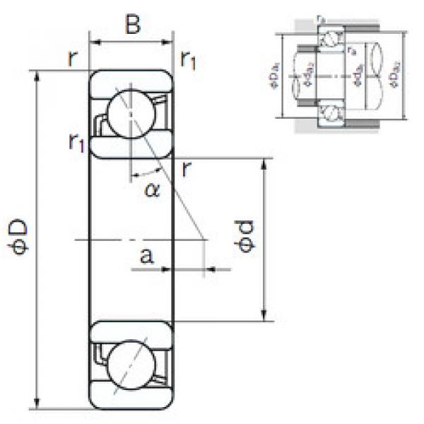 Bearing 7007 NACHI #1 image