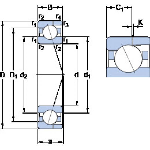 Bearing 7006 ACD/HCP4AH SKF #1 image