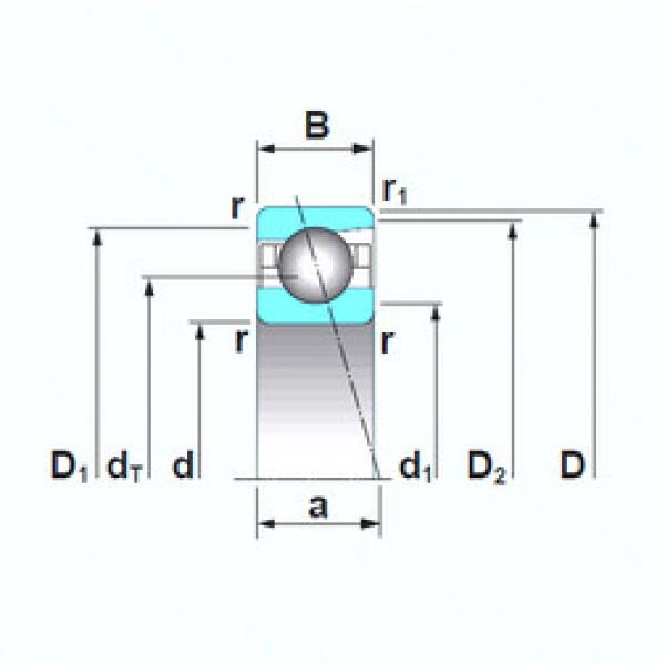 Bearing 7005CTRSU NSK #1 image