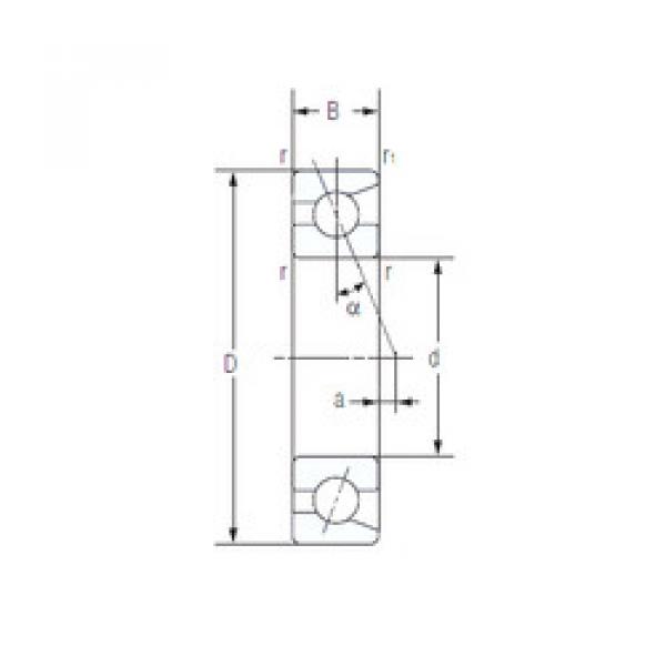 Bearing 7008AC NACHI #1 image