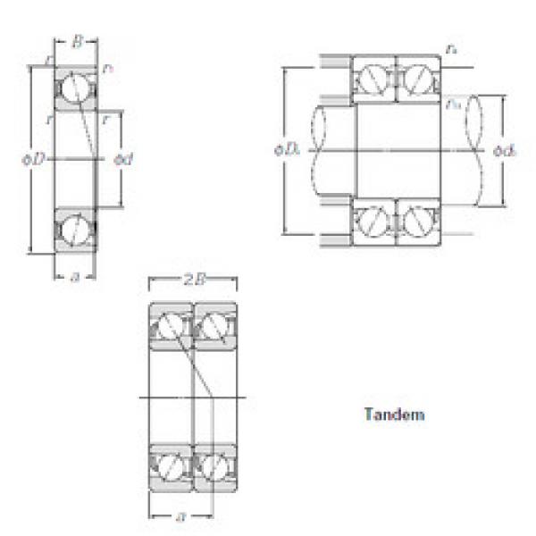 Bearing 7007DT NTN #1 image