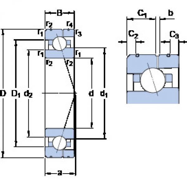 Bearing 7005 ACE/P4AL SKF #1 image