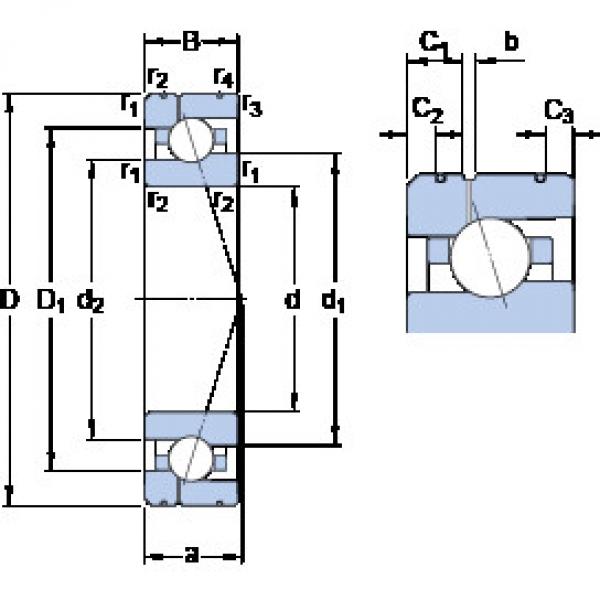 Bearing 7006 ACE/P4AL1 SKF #1 image